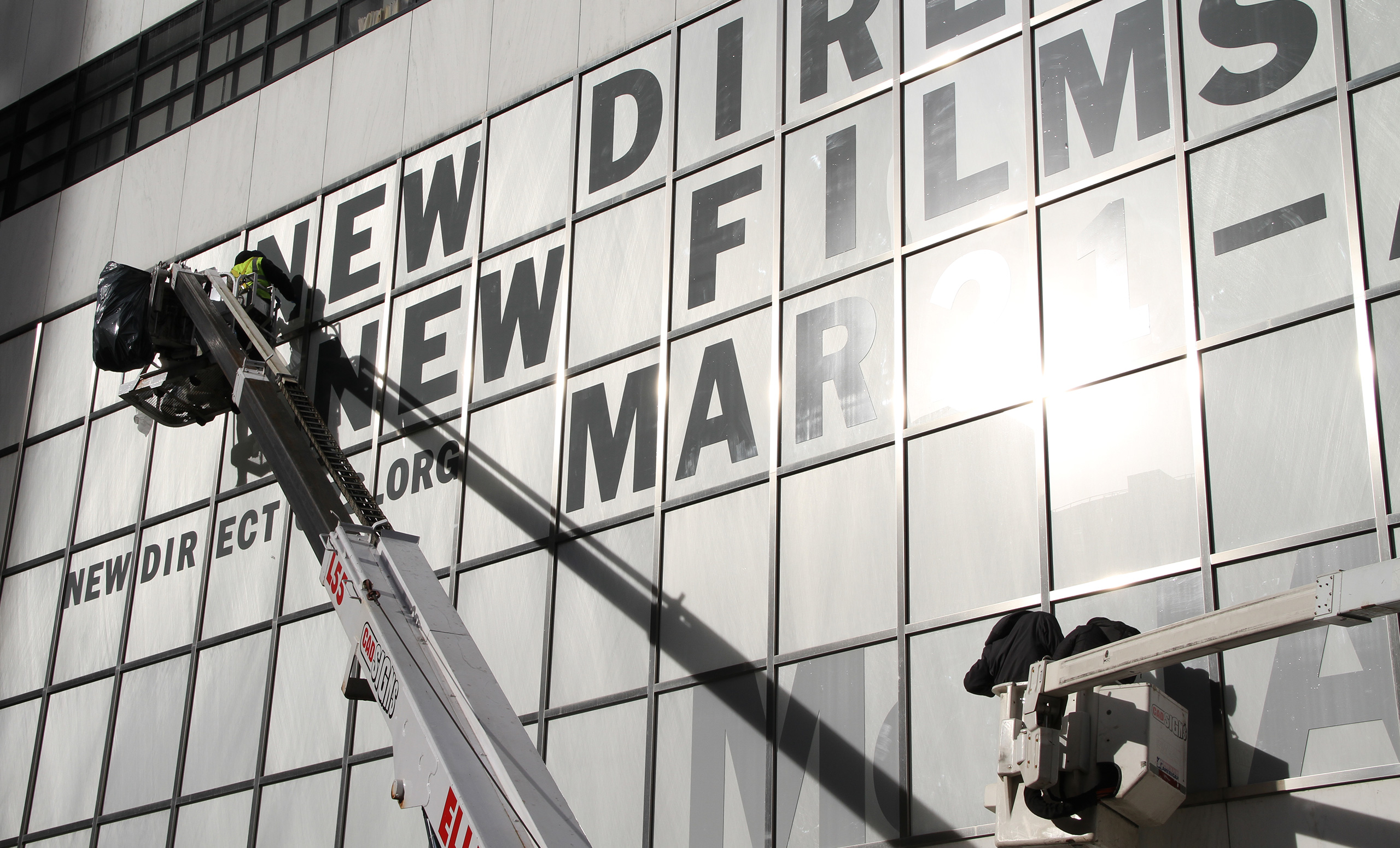 MoMA Film Marquee Installation