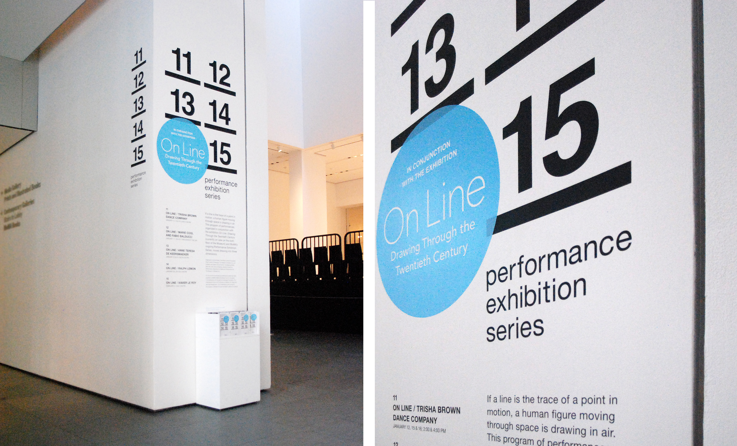 MoMA Performance Exhibition Series Ausstellungstitel